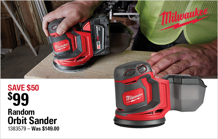 Milwaukee Random Orbital Sander